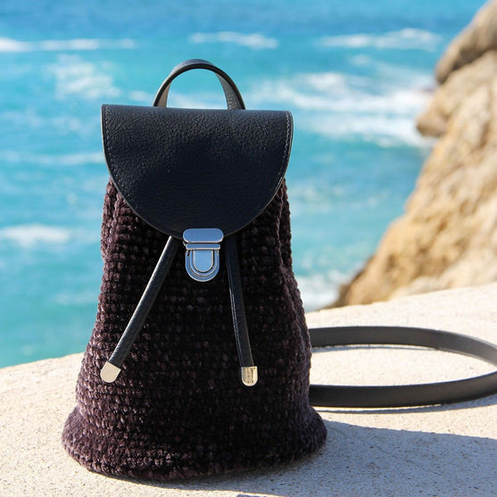 Solapa con cierres metálicos para bolso - Marrón / Bronce - Go Handmade
2