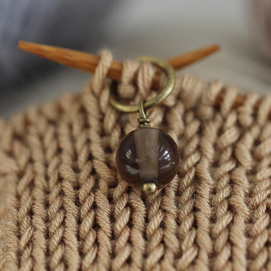 Marcadores de punto con cuentas - Go Handmade
6