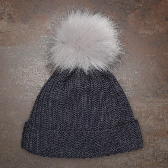 Pompón, gris, large/13 cm - Go Handmade
3