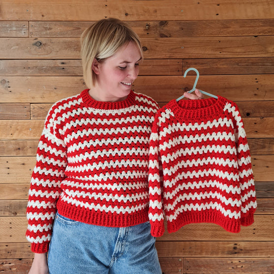 Candy Cane Stripes - Jersey
6