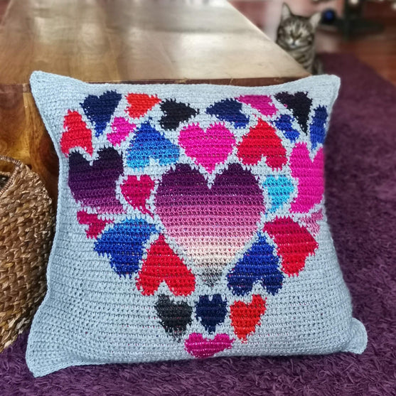 Heart Full of Joy - Funda de cojín
4