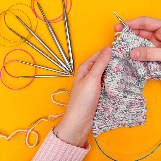 Aguja circular Swift - 80 cm - Hobbii
3