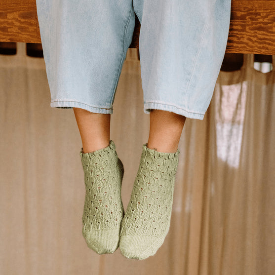 Rosmarino - Calcetines Tobilleros con Ojalillos
5