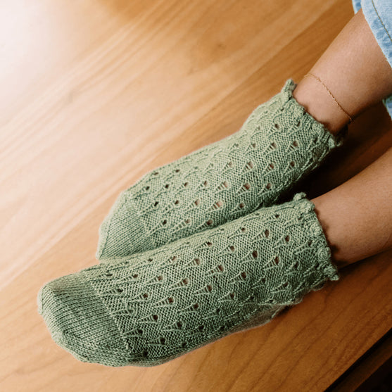 Rosmarino - Calcetines Tobilleros con Ojalillos
6