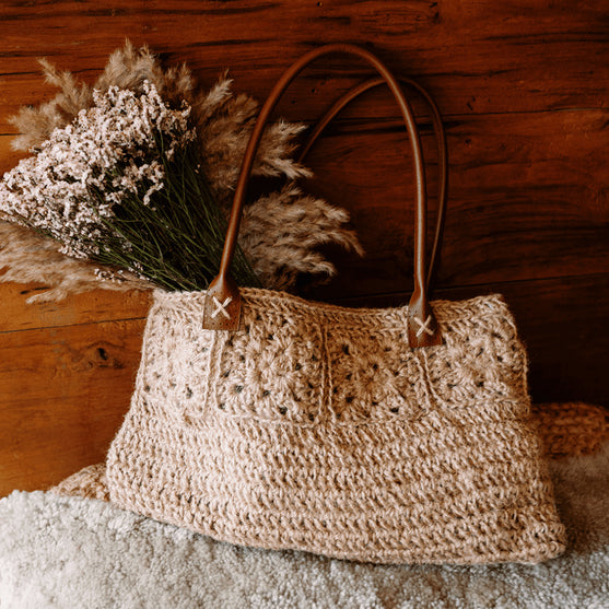 Rose Window - Bolsa de yute
2