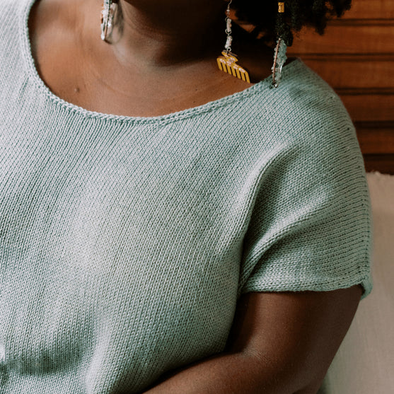 Floreale Top - Camiseta con Espalda de Encaje
8