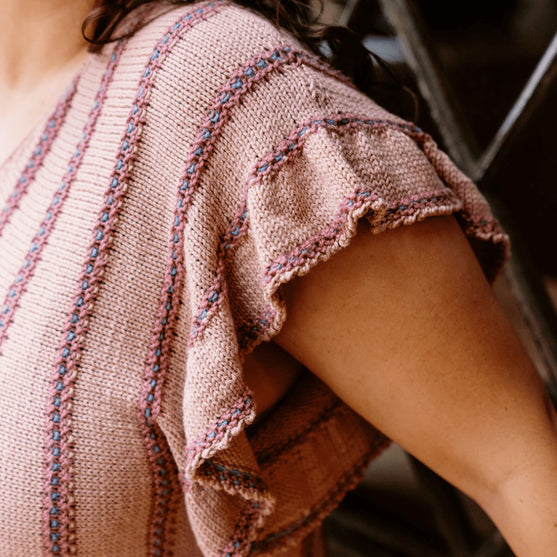 Dalle de Verre - Top con Mangas Volantes
10