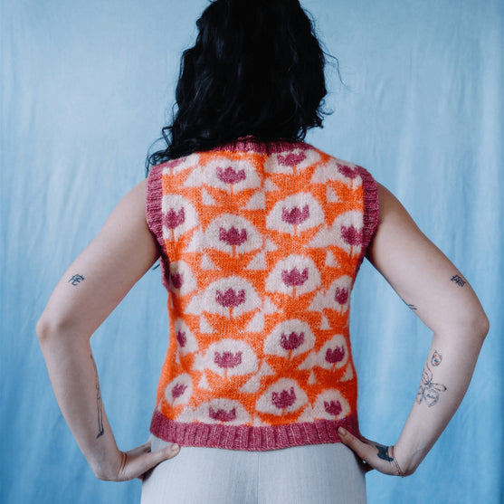 Quite Contrary - Chaleco de colorwork
6