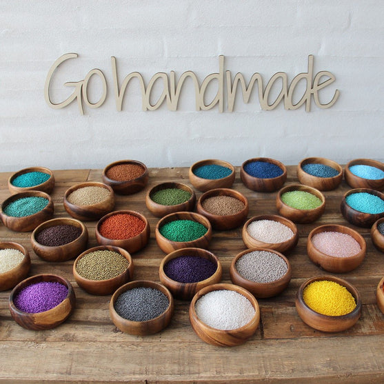 Cuentas de vidrio - 30g - Go Handmade
7
