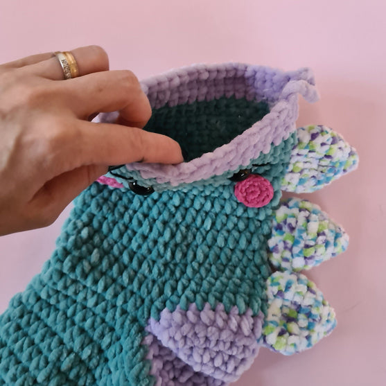 Dino Calcetín de Navidad
3