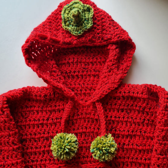 Strawberry - Sudadera con capucha para niños
6