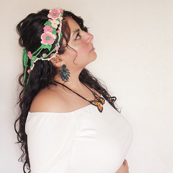 Garden Fae - Corona de flores
3