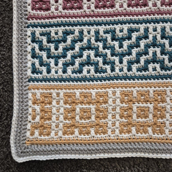 Lullaby Name Mosaic - Manta de bebé personalizada
7