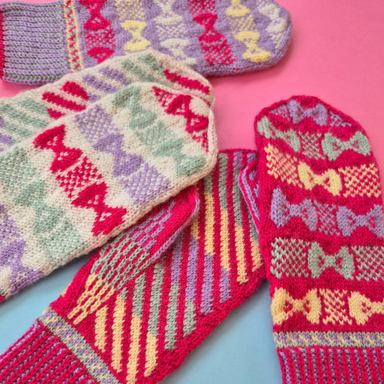Bow Pop Mittens - Guantes
2