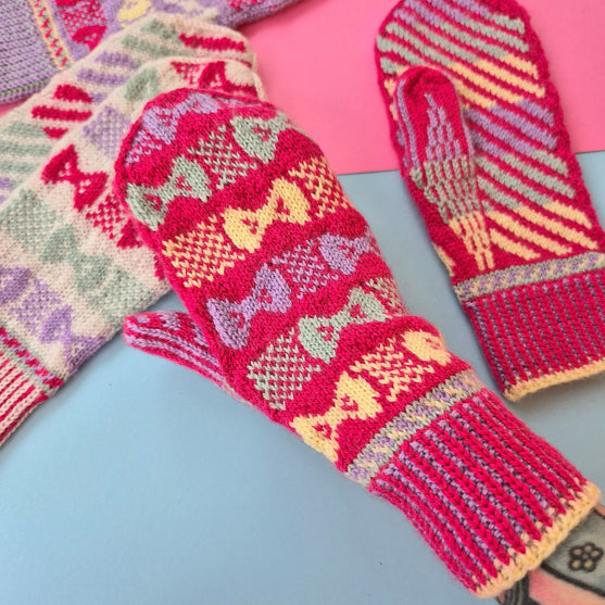 Bow Pop Mittens - Guantes
3