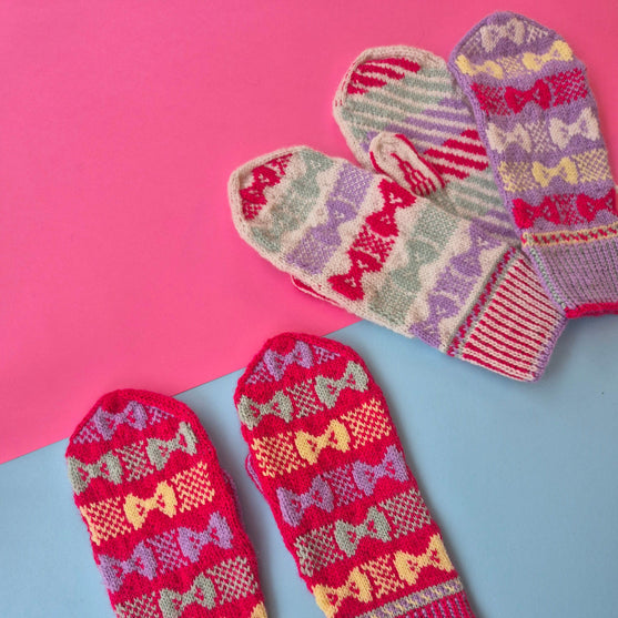 Bow Pop Mittens - Guantes
9