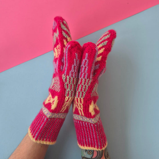Bow Pop Mittens - Guantes
8