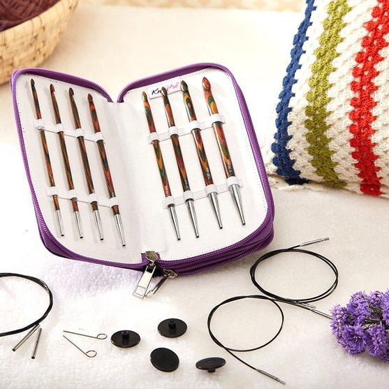 Set de Ganchillos Tunisinos/Afganos Symfonie - KnitPro
4