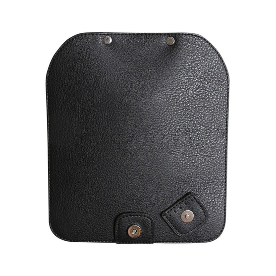 Cierre de solapa con botón magnético - Black/Silver - Go Handmade
4