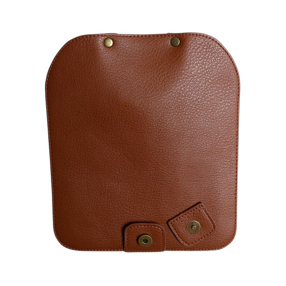 Cierre de solapa con botón magnético - Marrón / Bronce - Go Handmade
6