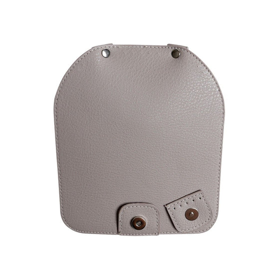 Cierre de solapa con botón magnético - Beige / Plateado - Go Handmade
5