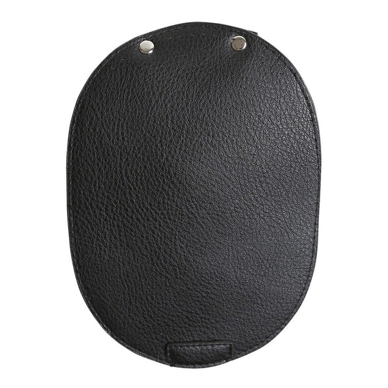 Solapa con cierres metálicos para bolso - Negro / Plata - Go Handmade
5