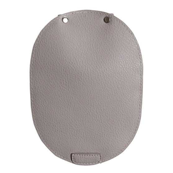 Solapa con cierres metálicos para bolso - Beige/Silver - Go Handmade
5