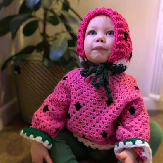 Watermelon - Gorrito bonnet
4
