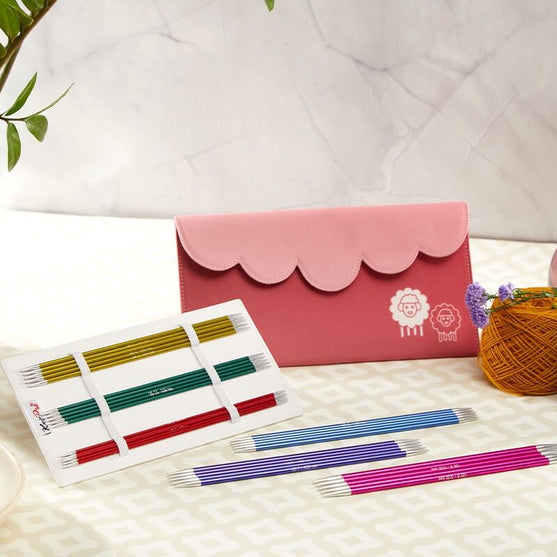 Juego de agujas de doble punta Zing - 20 cm - KnitPro
2