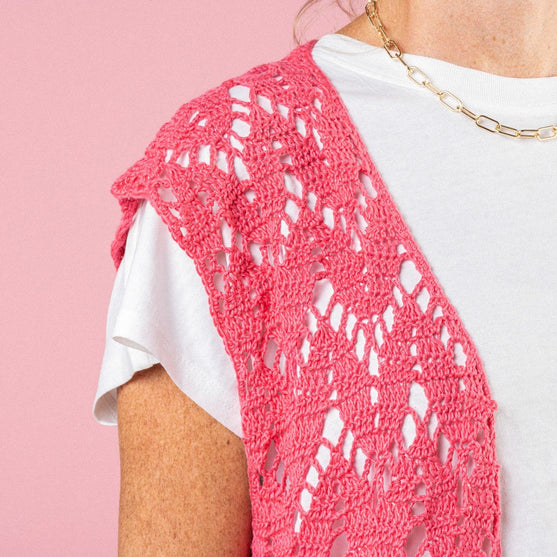 Leaf Me On - Chaleco - Pink Collection
7