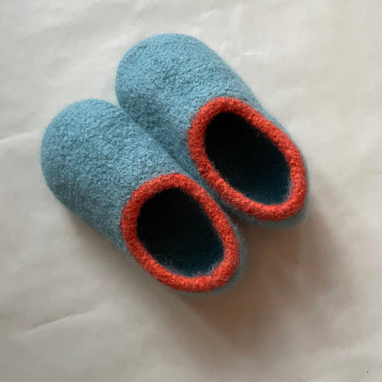 Pantuflas de lana - Pantuflas de Fieltro
2