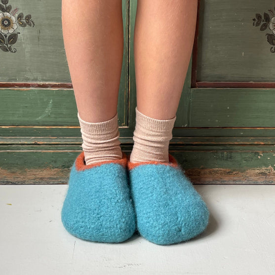 Pantuflas de lana - Pantuflas de Fieltro
4