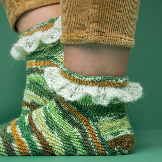 Frigg - Calcetines con volantes
2