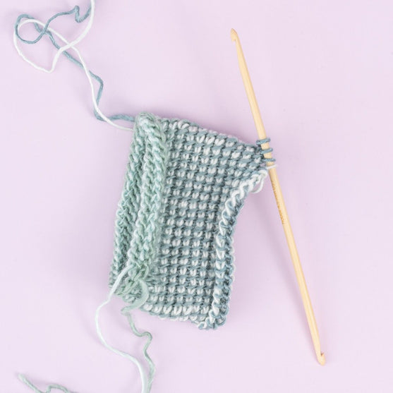 Aguja de crochet tunecina doble de bambú - 20 cm - Hobbii
4