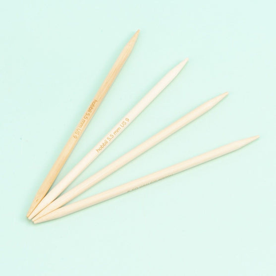 Agujas de tejer de bambú - 15 cm - Hobbii
8