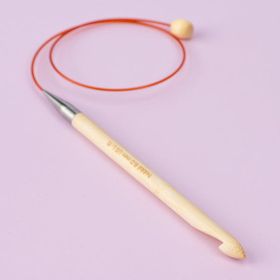 Aguja Tunecina de Bambú con Cable - 50 cm - Hobbii
2