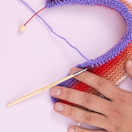 Aguja Tunecina de Bambú con Cable - 50 cm - Hobbii
3