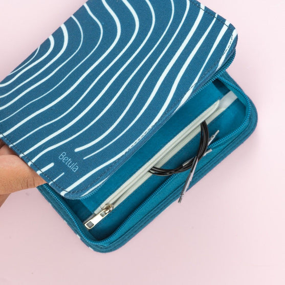 Juego de agujas circulares intercambiables Betula Essential - Cerulean - Hobbii
4