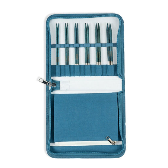 Juego de agujas circulares intercambiables Betula Essential - Cerulean - Hobbii
8