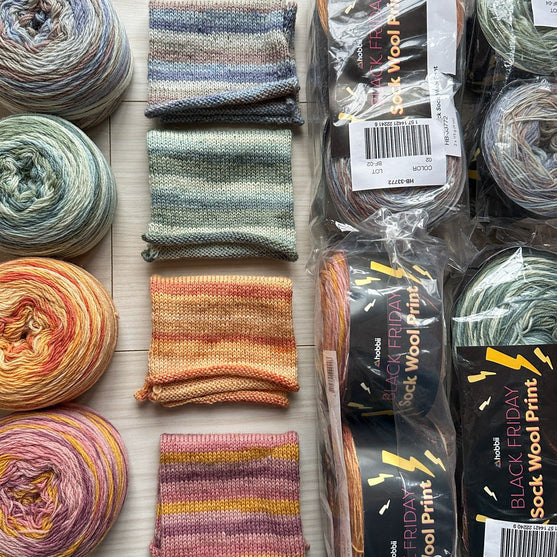 Black Friday Sock Wool Print Color Pack (Edición Limitada) - Hobbii
3