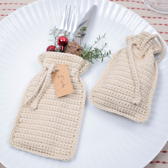 Bolso Navideño de Cubiertos
6