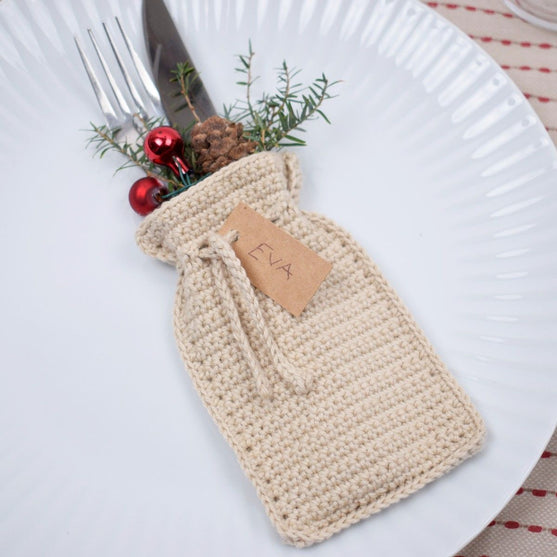 Bolso Navideño de Cubiertos
3