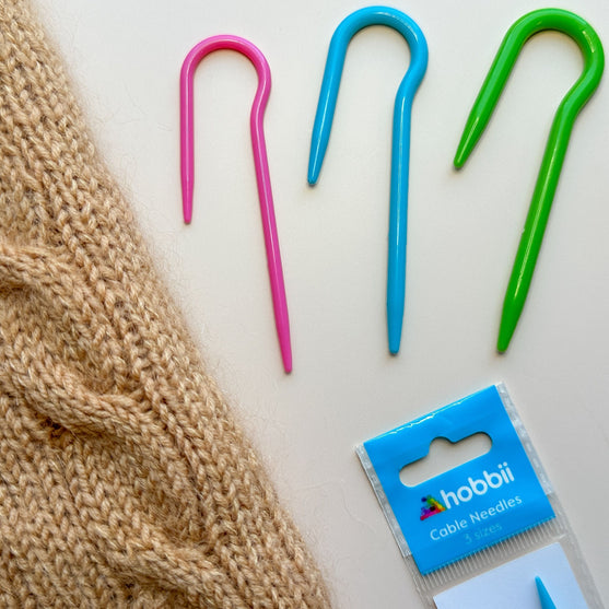 Agujas auxiliares/de cruzar ochos - Forma de U - Hobbii
2