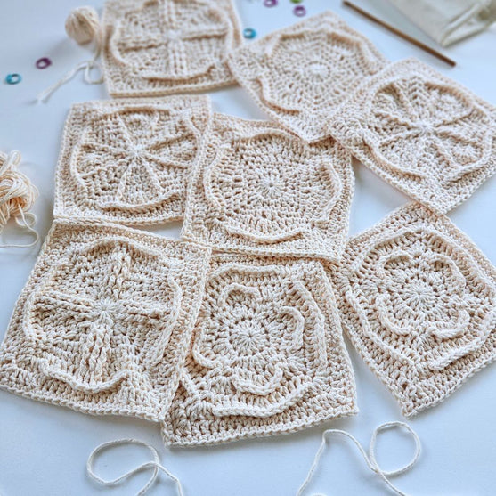 Compass Rose - Oeste - Cuadrado Granny
3