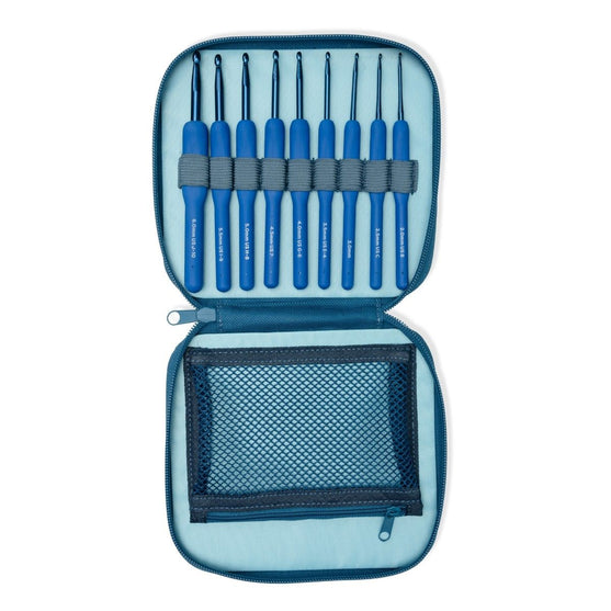 Set de Ganchillos Cosmo - 9 Tamaños - Índigo - Hobbii
2