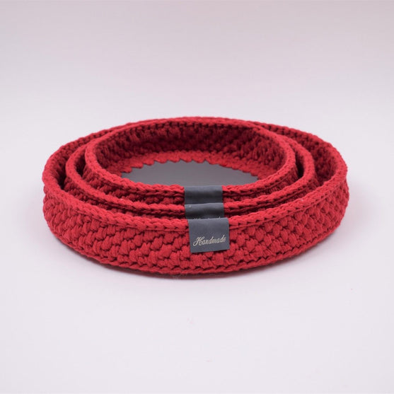 Bandejas de decoración con fondo de cuero redondo - Navidad
3