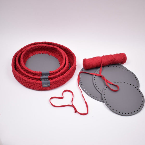 Bandejas de decoración con fondo de cuero redondo - Navidad
2