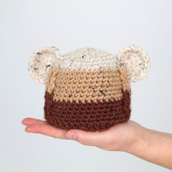 Happy Bear - Manta y gorrito para bebé
6
