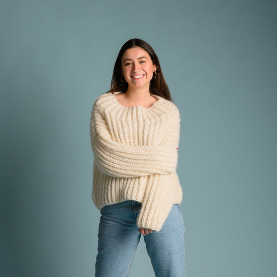 Naomi - Jersey en punto inglés
2