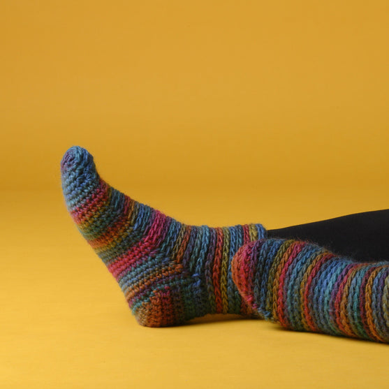 Glomma - Calcetines de ganchillo
4